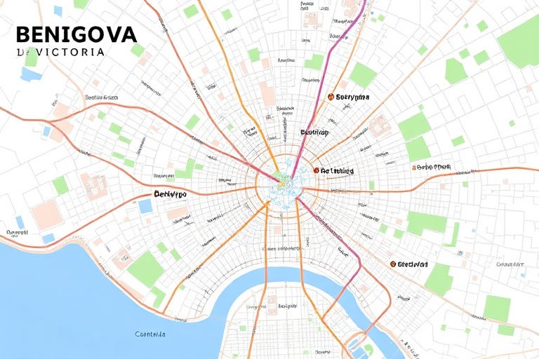 Bendigo Location Map